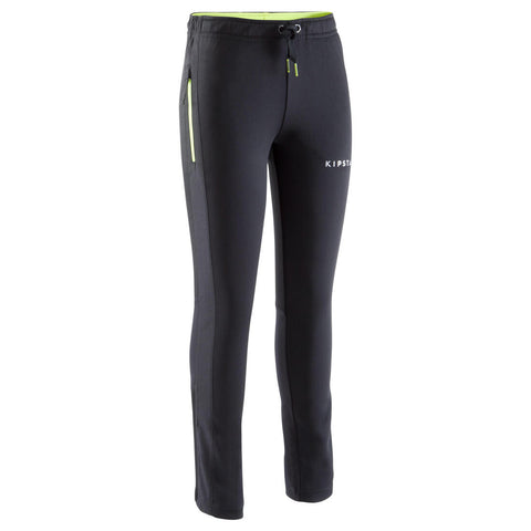 TP500 Kids' Football Training Bottoms - Black