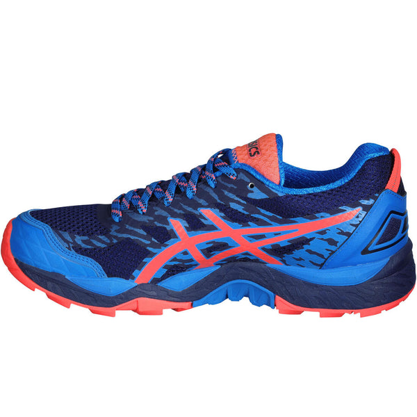 Asics Gel Fuji Trabuco 5 Women s Trail Running Shoes Blue Pink