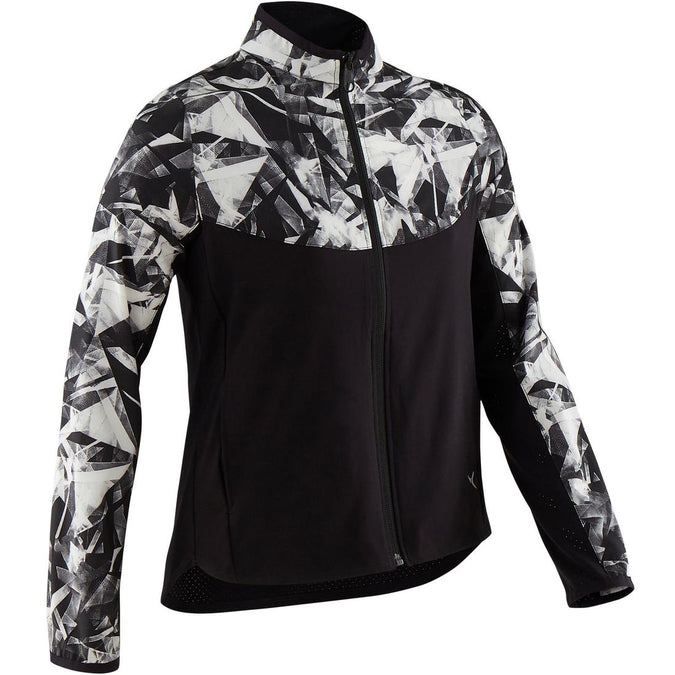 Girls' Light Breathable Gym Jacket W500 Print, photo 7 of 6