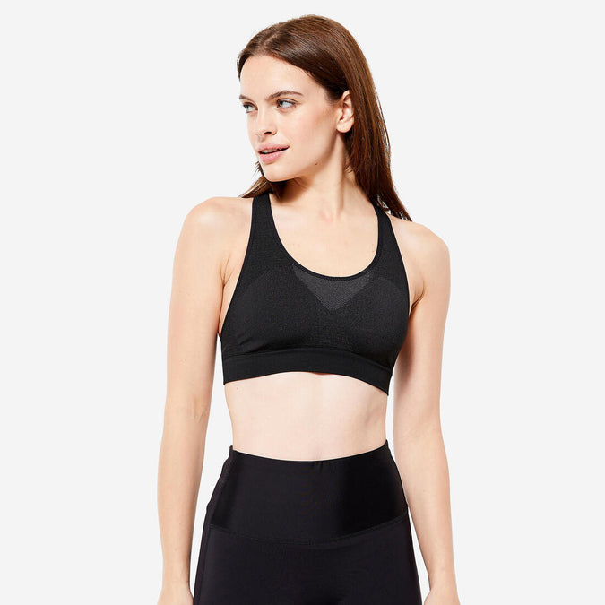 Women's Seamless Muscle Back Medium-Support Sports Bra, photo 8 of 7