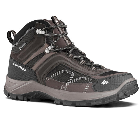 





Men’s mountain walking mid waterproof shoes MH100 – brown