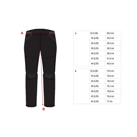 





Women's convertible mountain hiking trousers - MH550