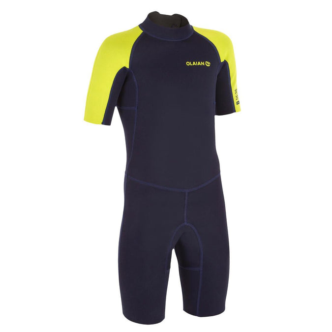 





100 kid’s 1.5 mm neoprene blue Shorty Surfing wetsuit, photo 1 of 1