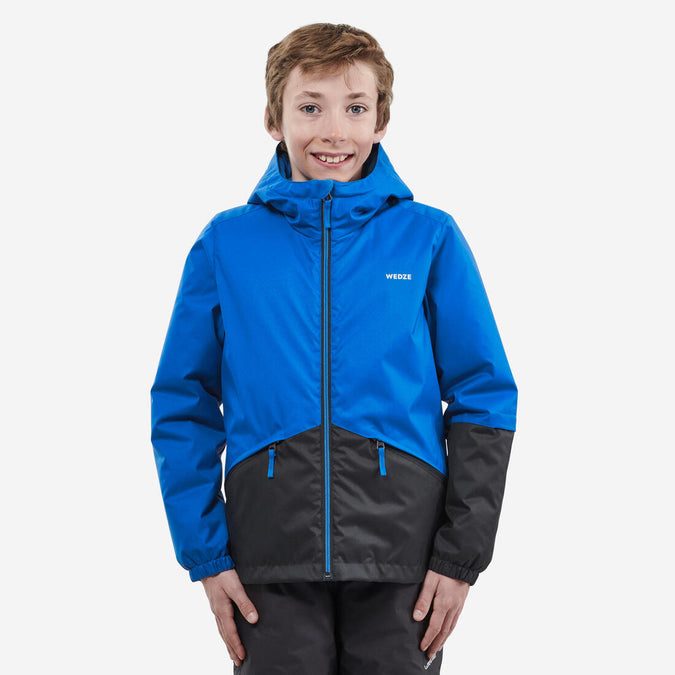 





KIDS’ WARM AND WATERPROOF SKI JACKET 100 BLUE, photo 1 of 9