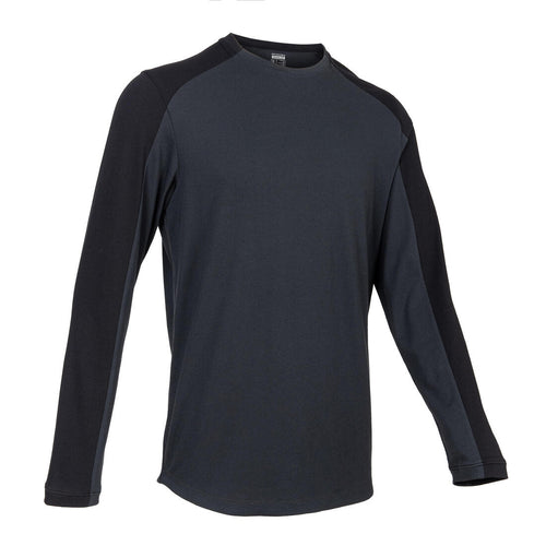 





Men's Long-Sleeved Fitted-Cut Crew Neck Cotton Fitness T-Shirt 520
