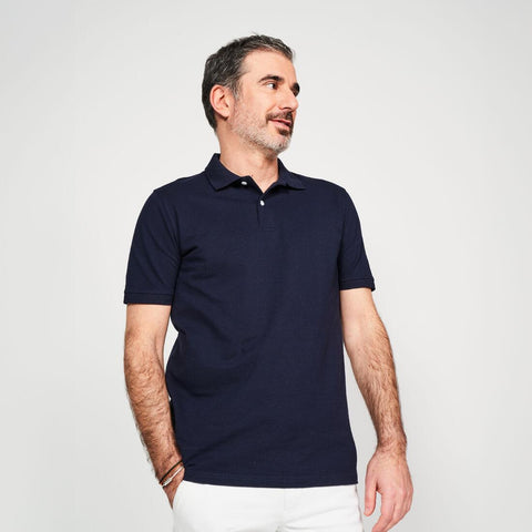 





Men's golf cotton short-sleeved polo shirt - MW500