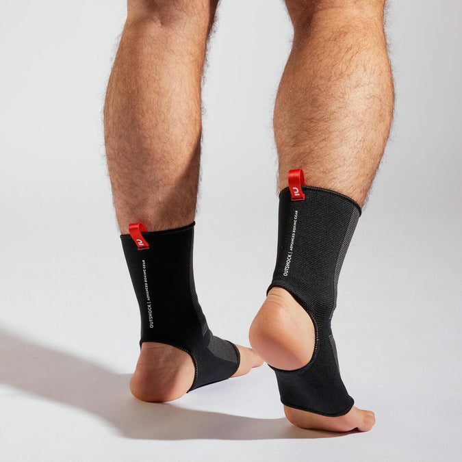 Adult Muay Thai Ankle Support Black Red