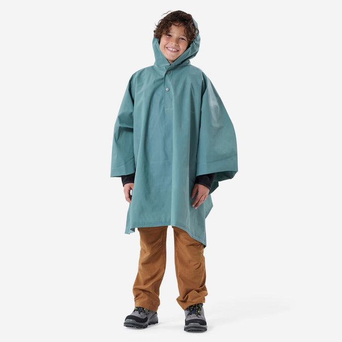 





Kids' Hiking Rain Poncho 7-15 Years MH100 - Green, photo 1 of 5