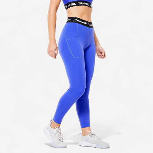 





Women's Cardio Training Comfortable and Soft Long Leggings - Blue