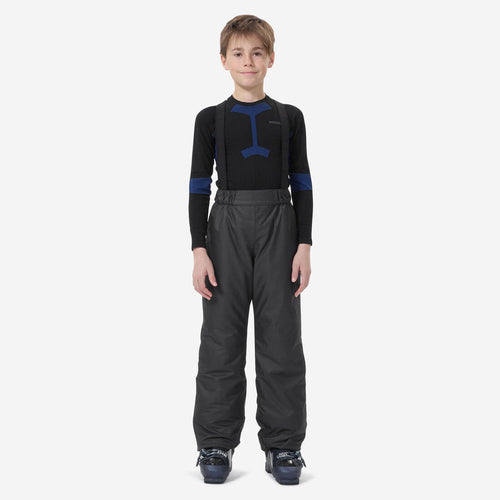 





KIDS’ WARM AND WATERPROOF SKI TROUSERS 100 DARK GREY