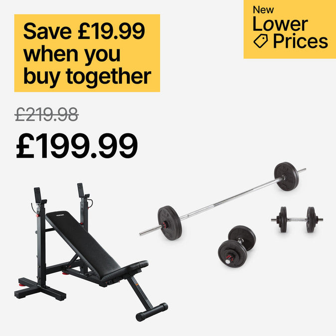 Domyos exercise kit 50kg buy online sale