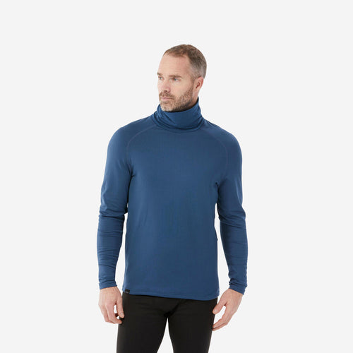 





Men's Warm, Breathable Turtleneck Ski Base Layer 500