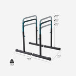 Adjustable and Compact Design Dip Bars TS 100 Decathlon UAE