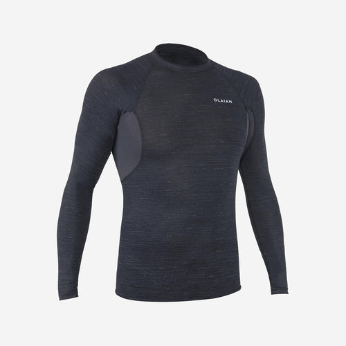 





Men's Surfing Long Sleeve UV Protection Top T-Shirt 900 - Black