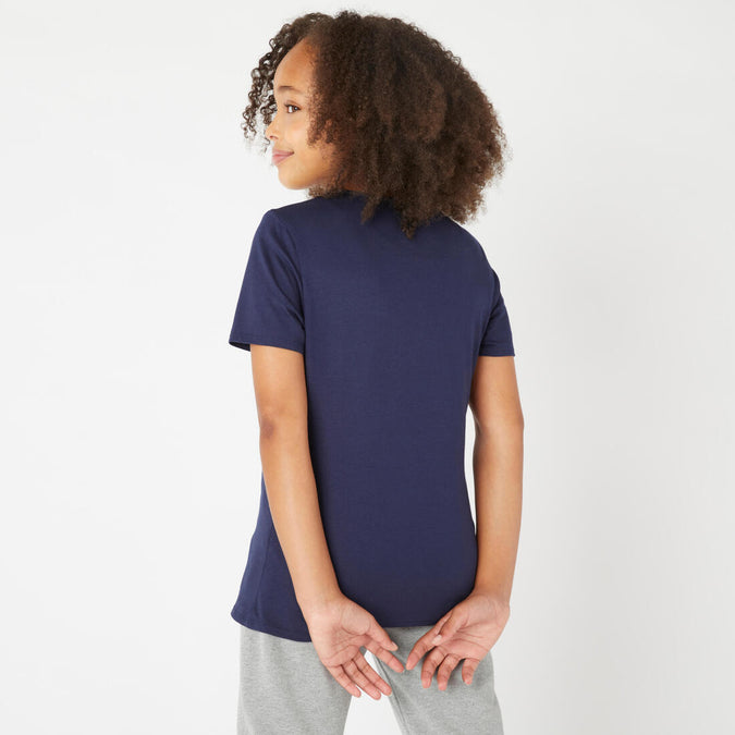 





Girls' Short-Sleeved Gym T-Shirt 100 Print, photo 1 of 6