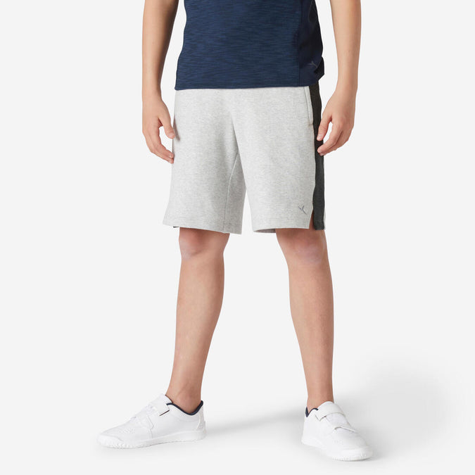 





Kids' Cotton Shorts 500 - Dark, photo 1 of 6