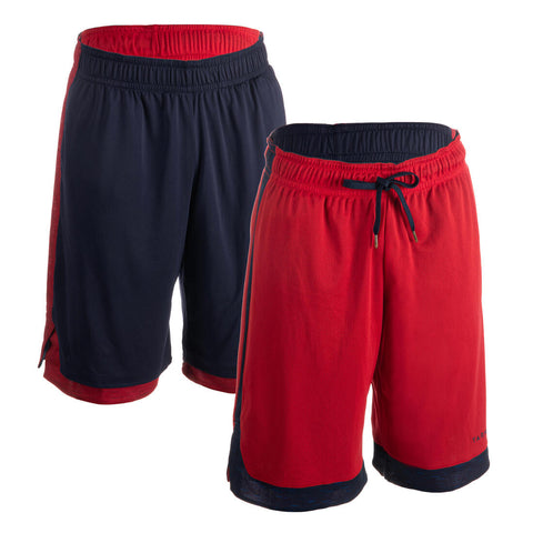 





Men's Reversible Basketball Shorts - Navy/Garnet