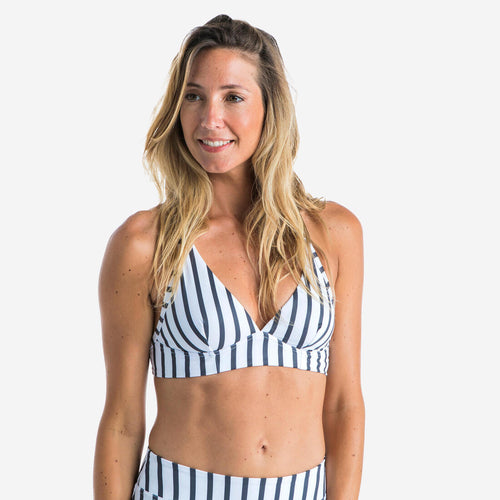 





Women's surfing swimsuit bikini top with adjustable back BEA KOGA MALDIVES