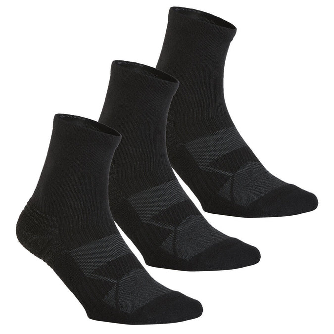 





WS 100 Kids' Walking Socks Mid - Black (3 pairs), photo 1 of 6