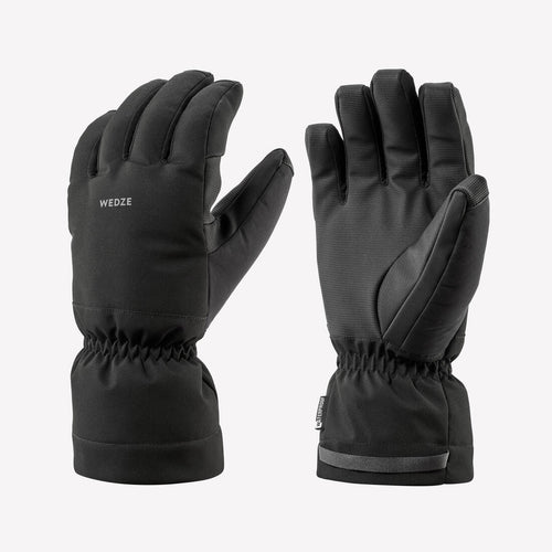 





Adult Ski Gloves Black - 500 Series