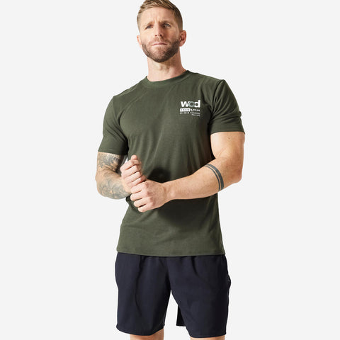 





Men's Crew Neck Slim-Fit Soft Breathable Cross Training T-Shirt