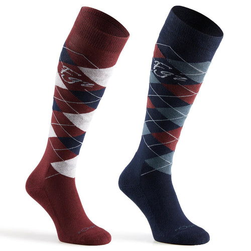 





Argyle Adult Horse Riding Socks