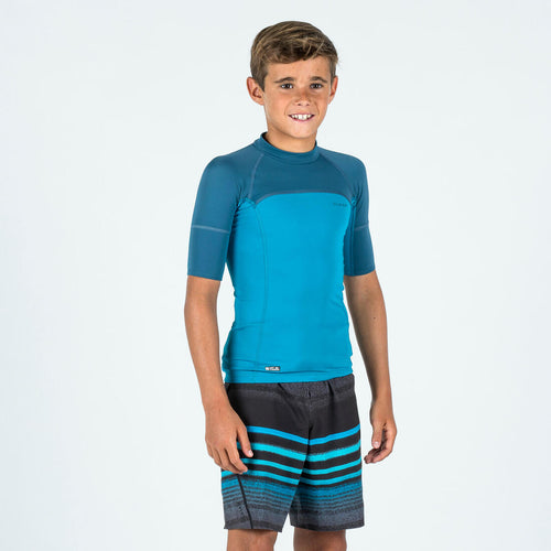 





Boy's surfing anti-UV short-sleeved T-shirt - 500