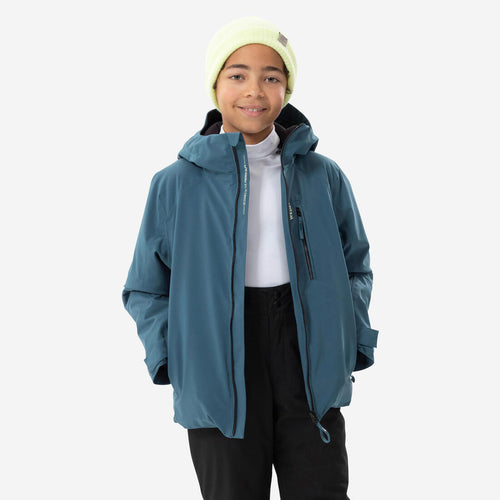 





Kids’ warm and waterproof ski jacket 550 - blue