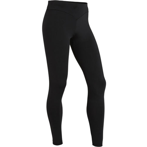 





500 Girls' Artistic Gymnastics Leggings - Black/Sequins