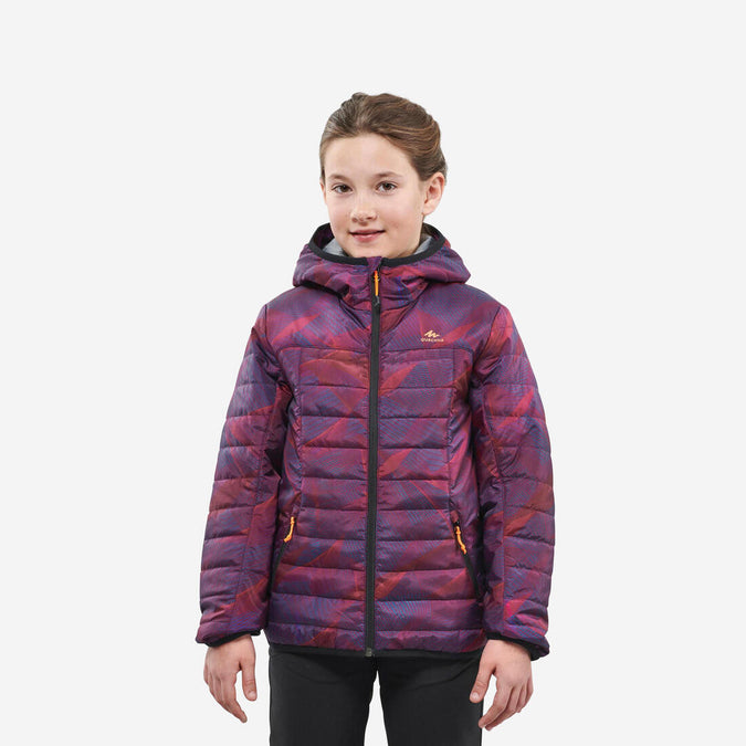 





Kids’ Padded  Hiking Jacket MH500  7-15 Years Purple, photo 1 of 3