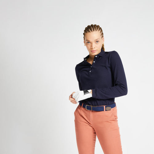 





Women's Golf Long-Sleeved Polo Shirt - MW500 Pale