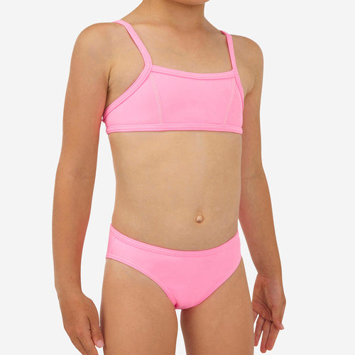 





GIRLS’ two-piece SURFING swimsuit BIKINI TOP BALI 100