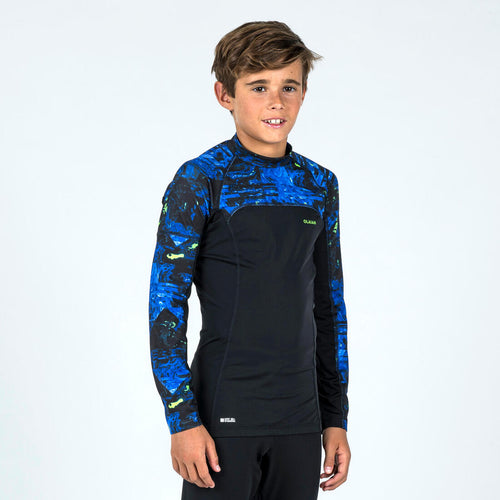 





Boy's long-sleeved anti-UV T-shirt - 500 Vortex