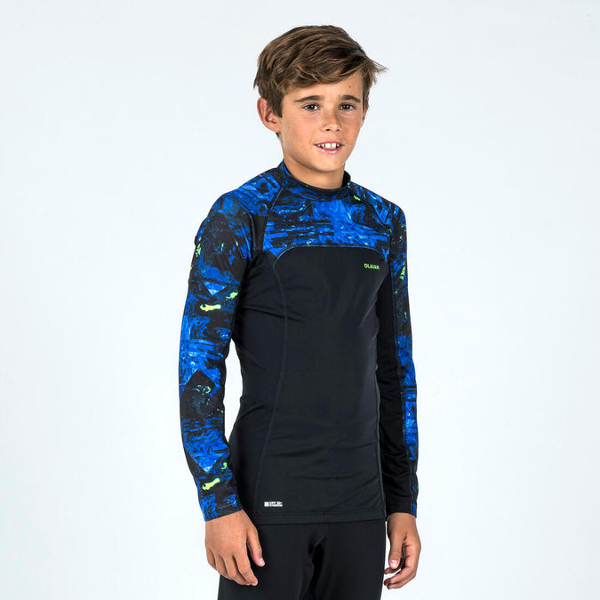 





Boy's long-sleeved anti-UV T-shirt - 500 Vortex, photo 1 of 8