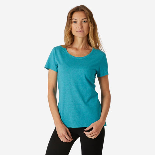 





Women's Regular-Fit Fitness T-Shirt 500