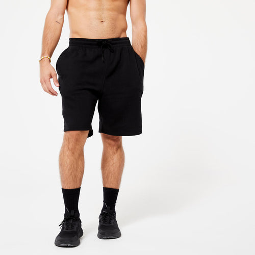 





Men's Fleece Shorts - Black