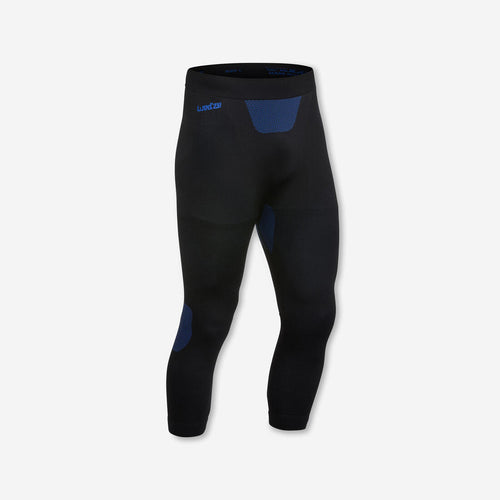 





Men’s soft and seamless thermal ski bottom base layer - BL 500 - Black / Blue