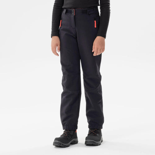 





Kids’ Warm Hiking Softshell Trousers - SH500 Mountain - Ages 7-15