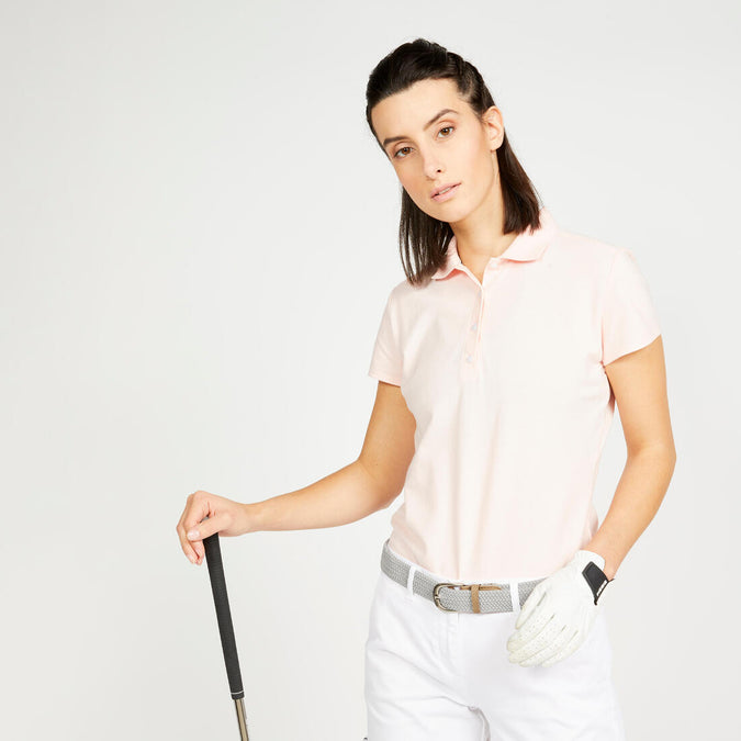 





Women's golf short-sleeved polo shirt WW500 strawberry, photo 1 of 6