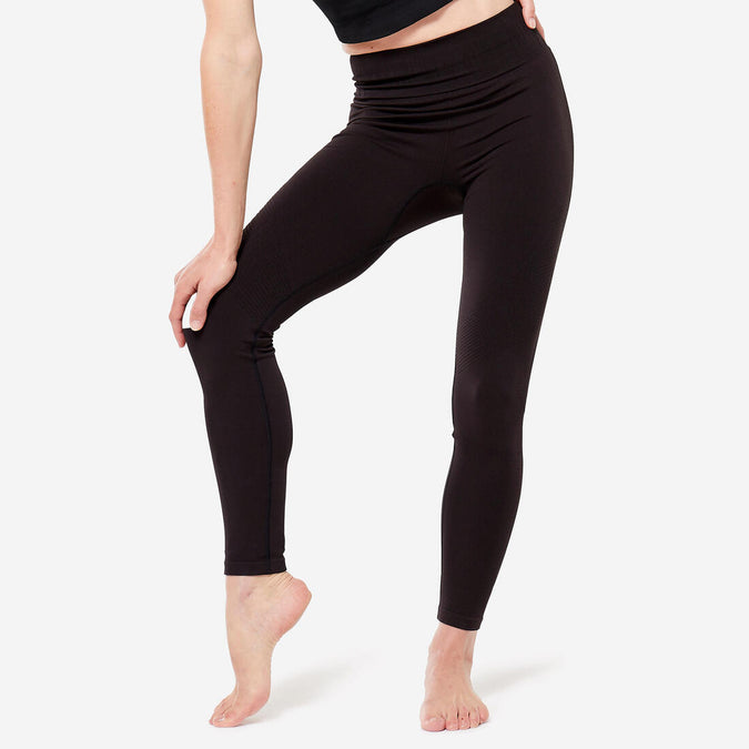 





High-Waisted Second-Skin Long Yoga Leggings - Graphite Black, photo 1 of 6