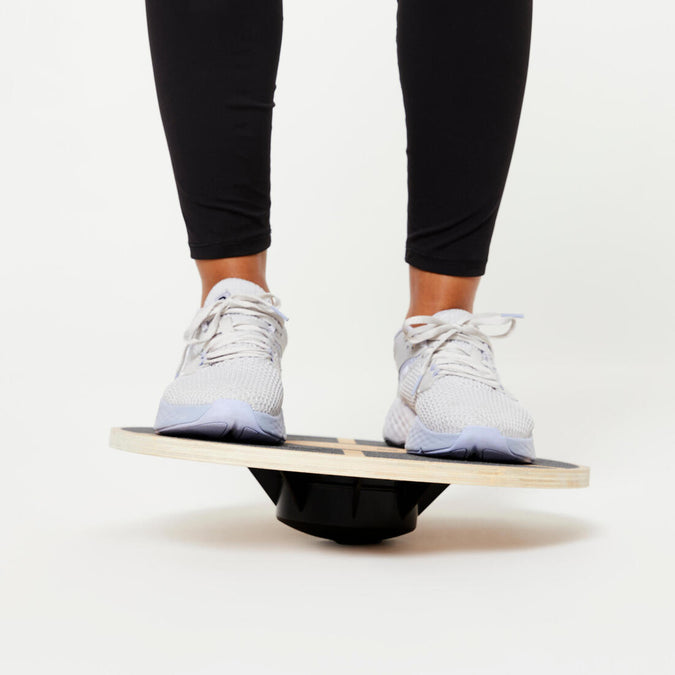 Fitness Balance Board Wood Decathlon UAE