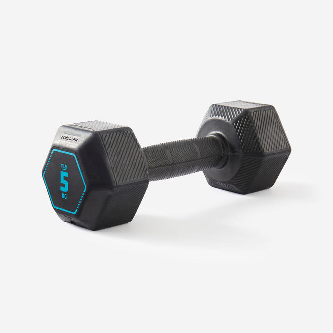 





5 kg Cross Training and Weight Training Hexagonal Dumbbell - Black, photo 1 of 4