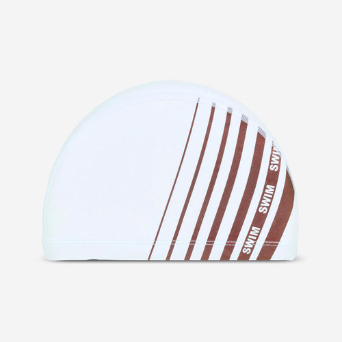 





Coated mesh swim cap - Printed fabric - Size M - White Line