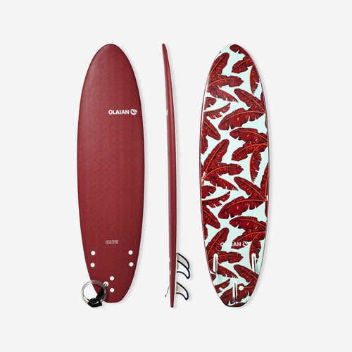 





FOAM SURFBOARD 500 7'. Supplied with 1 leash and 3 fins.