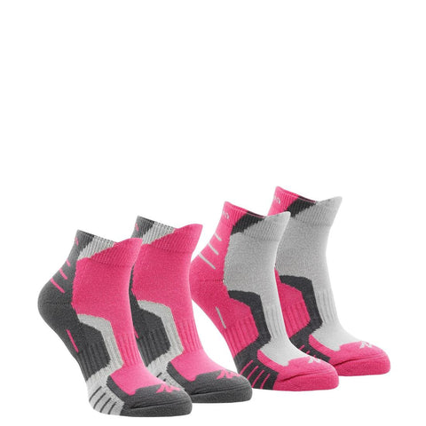 





Children's mountain walking socks, 2 pairs, mid height crossocks