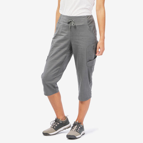 





Women's Cropped Hiking Trousers - NH500