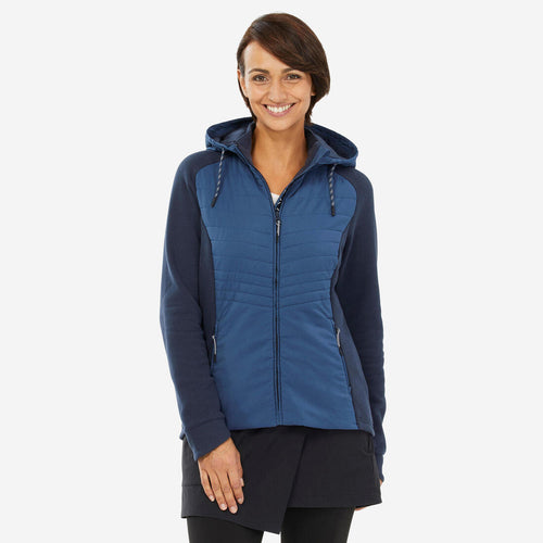 





Women’s Hiking Hooded Sweatshirt - NH500 Hybrid