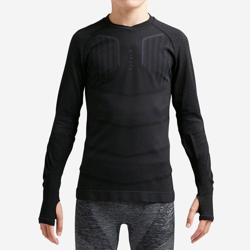 





Kids' Long-Sleeved Football Base Layer Top Keepdry 500