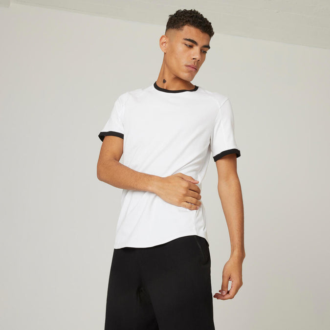 





Curved-Hem Stretch Cotton Fitness T-Shirt, photo 1 of 7