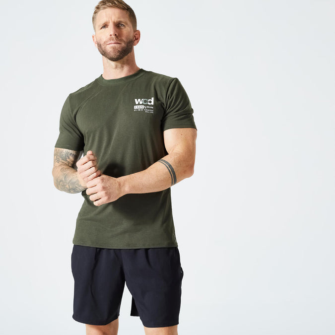 





Men's Crew Neck Slim-Fit Soft Breathable Cross Training T-Shirt, photo 1 of 5